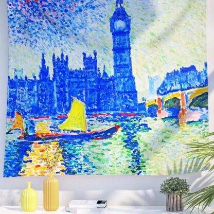 Riidest seinapilt Big Beni maaliga 130x150 cm