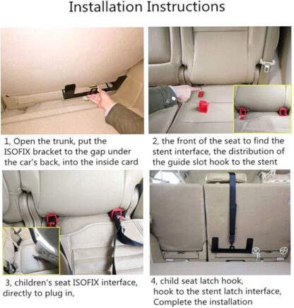 Isofix konnektor laste turvatoolile autosse - Image 3