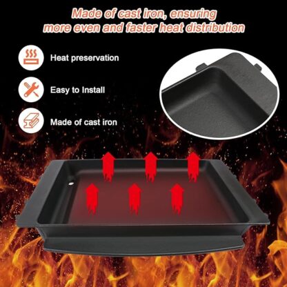 Malmist pann grillile 30cm x 44cm x 5cm - Image 3