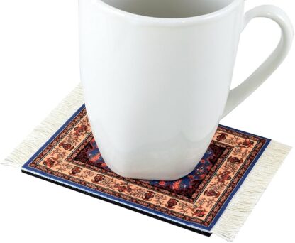 Väikesed vaibad - klaasialused 4 tk, sobivad ka nukumaja vaipadeks, u 8x11 cm - Image 2