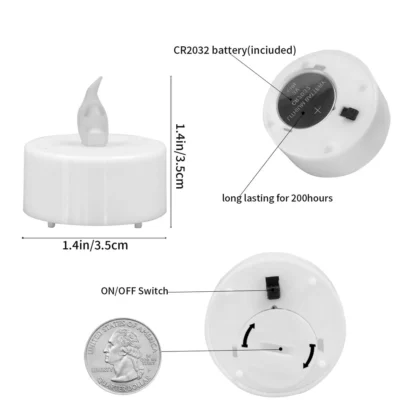 10 LED-küünalt komplektis - Image 3