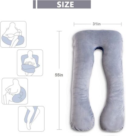 Suur kogu keha padi 140 cm, pestav kate, sobib raseduse ajal aga ka muul ajal - Image 2