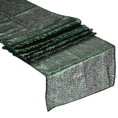 Litritega pikk laudlina, tumeroheline (2tk, 275x30cm)