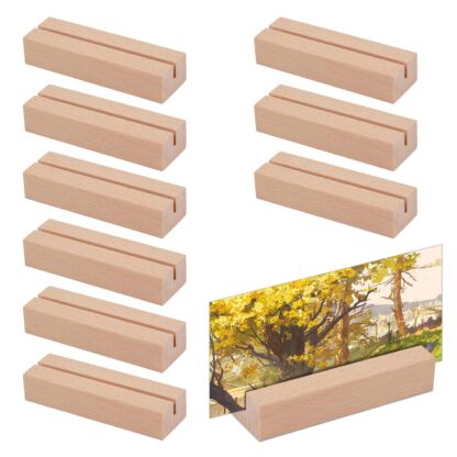 Kaardihoidjad puidust (10tk, 10x3x2cm)