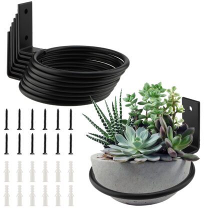 Seinale kinnitatavad lillepoti hoiurõngad (8tk, 11cm)