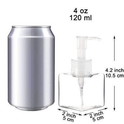 Plastikust pumppudelid (5tk, 120ml) - Image 2
