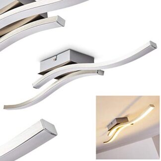 Kahe lainelise LED-tulega laelamp - valge