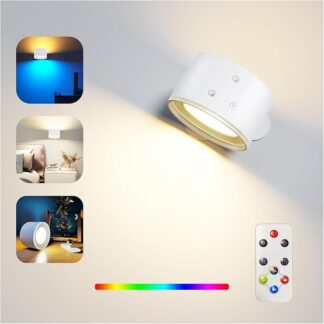 Seinalamp, RGB (valge ja värviline valgus)
