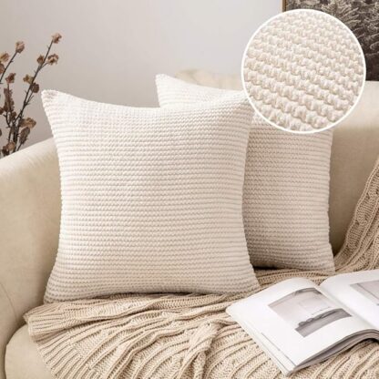 Padjakatted (2tk, 45x45cm, valged)