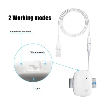 Voodimärgamise alarm lastele, heli ja vibratsiooniga - Image 3