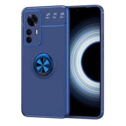 Xiaomi Mi 12T 5G telefonikaaned, 360° pöörlev rõngas, sinine