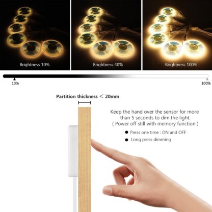 LED lintvalgustid (6tk, 3m, soe valgus) - Image 2