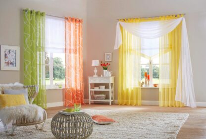 Läbipaistev kardin vms kangas, hall (140x600cm) - Image 2