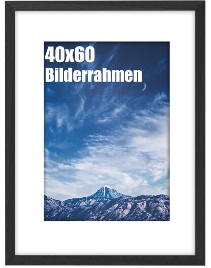 Pildiraam, must (40x60cm)