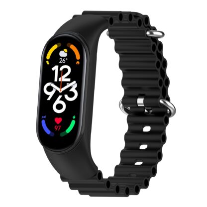 Xiaomi Mi Band 7/6/5 silikoonist rihm, must