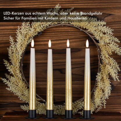 LED küünlad, puldiga (4tk, 25cm) - Image 2