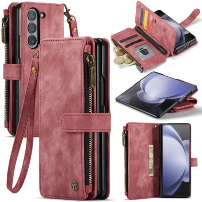 Punakaspruunid kaaned telefonile Samsung Galaxy Z Fold 5