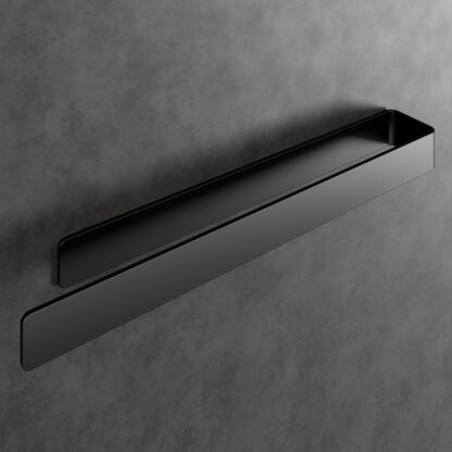 Rätikuhoidja, must alumiinium (40cm)