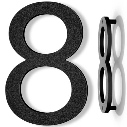 Majanumber, must (20cm, number 8)