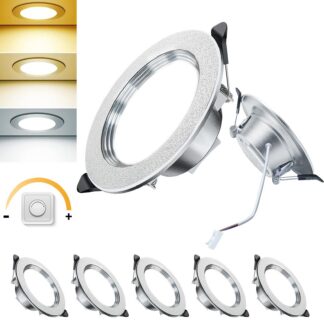 Süvistatavad LED-lambid (6tk, 7W, 75-95 mm)