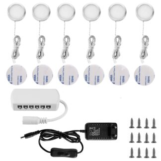 LED-valgustus kappidele, soe valgus (6tk)