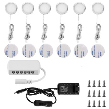 LED-valgustus kappidele, soe valgus (6tk)