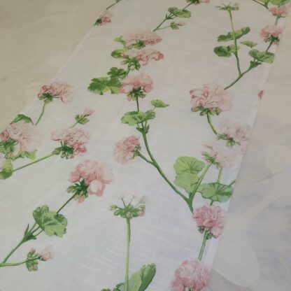 Roosid-kardin või kangas puuvill 46x241 cm