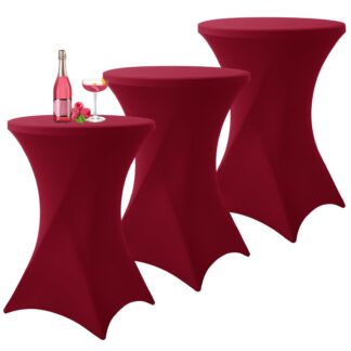 Venivad lauakated bistroolaudadele, tumesinine (3tk, Ø80-85cm, 80x110cm)
