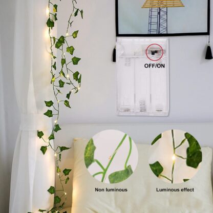 Kunsttaim koos LED-valgustitega (4 vääti, 2m, 20 LED) - Image 3