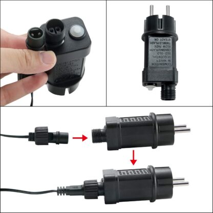 LED valguskett, soe valgus (80m, 800 LED) - Image 2