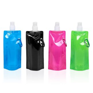 Kokkuvolditavad veepudelid (4tk, 480ml)
