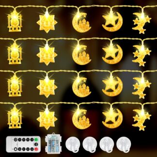 Tähtede ja kuudega valguskett (3m, 20 LED)