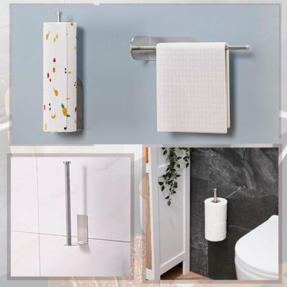 WC-paberihoidja, roostevabast terasest, 1 tk - Image 3
