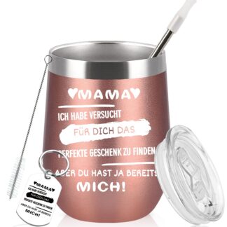 Termosekruus (350ml) koos kaane ja kõrrega, kaasas võtmehoidja, saksakeelsed kirjad