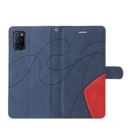 Oppo A52/A72/A92 telefonikaaned, nahk, sinine - Image 3