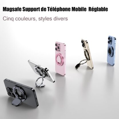 Magnetiline telefonirõngas, roosa - Image 2