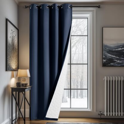 Tumesinine pimendav kardin 1 tk (260x140cm)