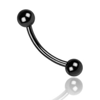 Kulmurõngas, titaanist, must (1.2x10x3 mm)
