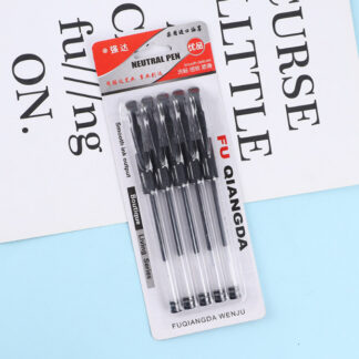 Mustad geelpliiatsid, 5 tk pakis