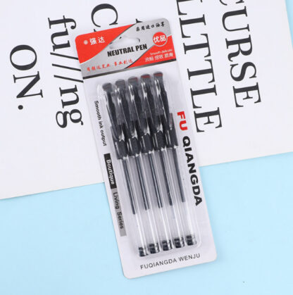 Mustad geelpliiatsid, 5 tk pakis