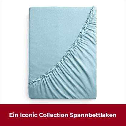 Kummiga voodilina (140x200cm, kuni 30cm madratsi kõrgusele), sinine - Image 2