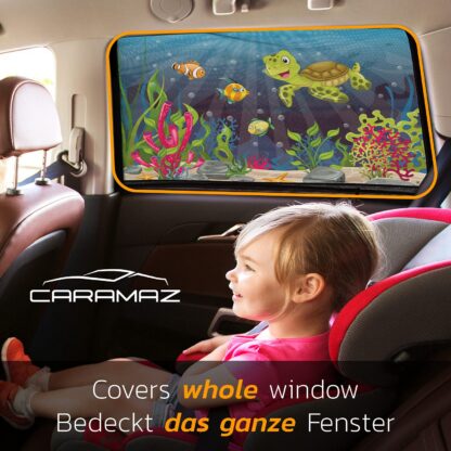 2tk auto päikesesirmid lastele, kilpkonn (L) - Image 2