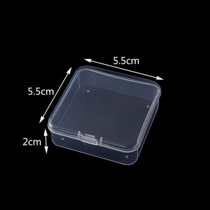 Läbipaistvad plastkarbid (12tk, 5.5x5.5cm) - Image 2