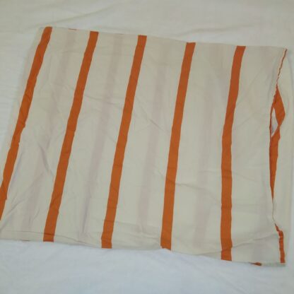Oranž-valge triibuline padjapüür, 47*58