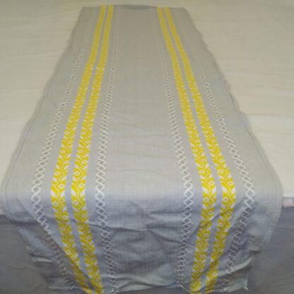 Hall ja kollane laudlina, 35*116 cm - Image 2