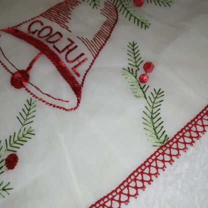Tikitud jõululine linik, 71*25 cm - Image 2