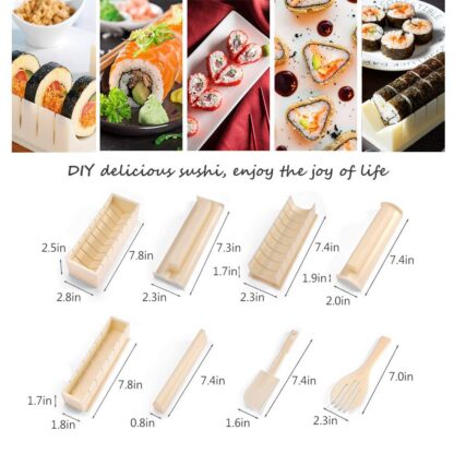 Sushi valmistamise komplekt koos terava noa ja kõige muuga (12 osa) - Image 2