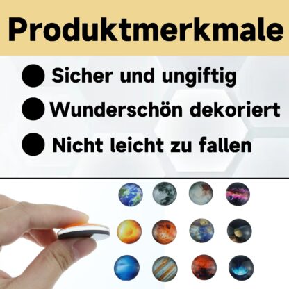 Planeetidega külmikumagnetite komplekt (12tk) - Image 3
