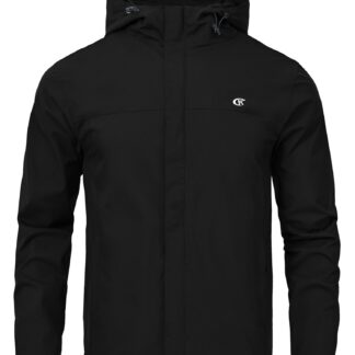Veekindel kevad-sügisene softshell jope meestele, must (2XL, rinnaümbermõõt 120 cm)