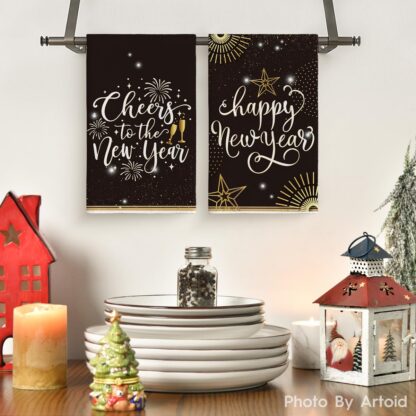 Köögirätikud, uusaasta motiiviga (2tk, 42x65cm) - Image 2